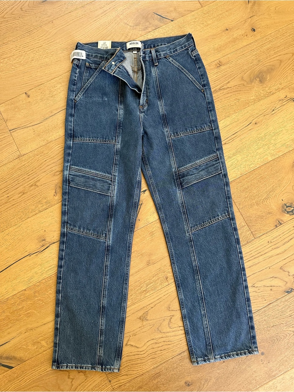 AGOLDE cooper cargo jeans in regulation. - Picture 2 of 8